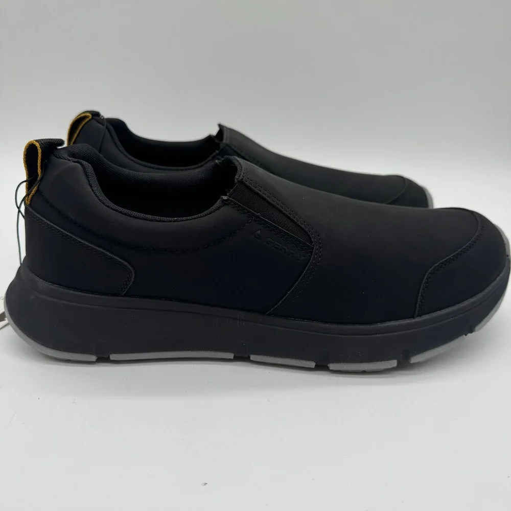 Gerry Moc II Men's Black Slip-On Casual Comfort Shoes Size 13 New